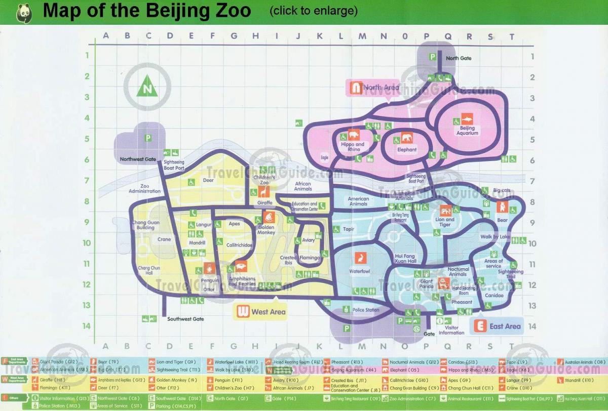 kart Pekin zoo