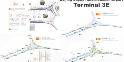 Pekin terminal 3 xəritə