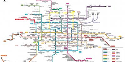 Pekin metro xəritəsi 2016