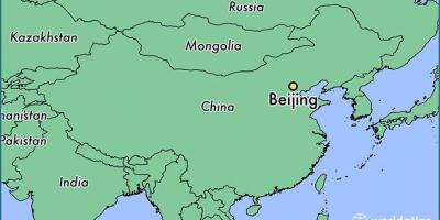 Kart Çinin Pekin göstərir